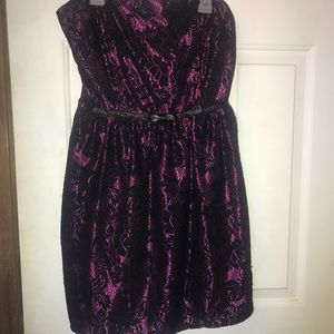 Fuchsia Lace Party Dress